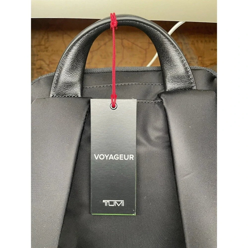 NEW TUMI Voyageur Celina Backpack - Rare MIT CSAIL Edition - Black/Gunmetal NWT